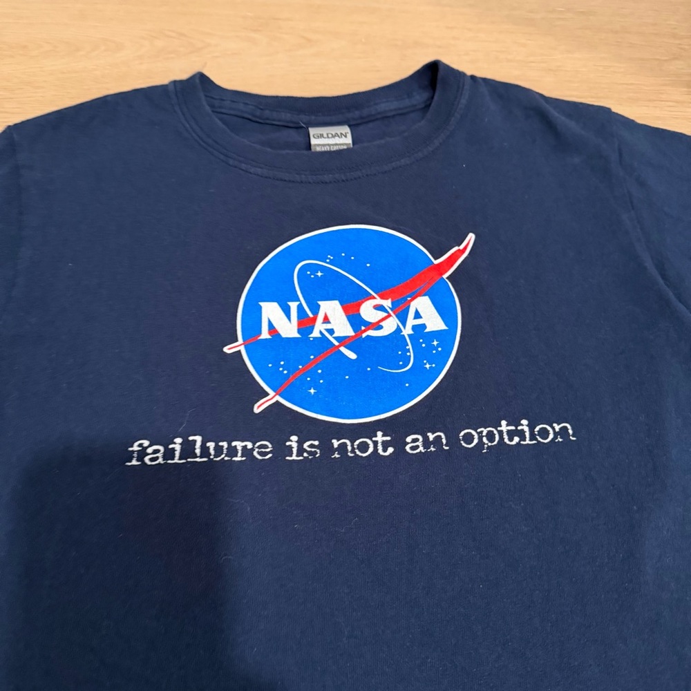 NASA Failure is Not an Option youth shirt S Kennedy Space Center kids boys girls